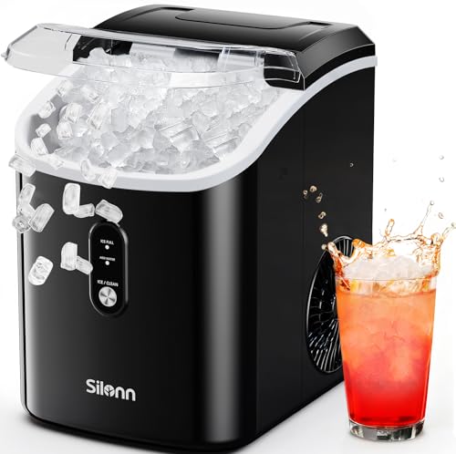 Silonn Countertop Nugget Ice Maker with Self-Cleaning