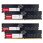 【DDR5 RAM】GIGASTONE 128GB Kit (4x32GB) DDR5 5600MHz PC5-44800 CL 46-46-46-90 1.1V UDIMM 288 Pin Unbuffered Non ECC High Performance PC Desktop Memory Upgrade
