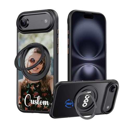 Coque antichoc iPhone Air 5G personnalisée avec support anneau 360°
