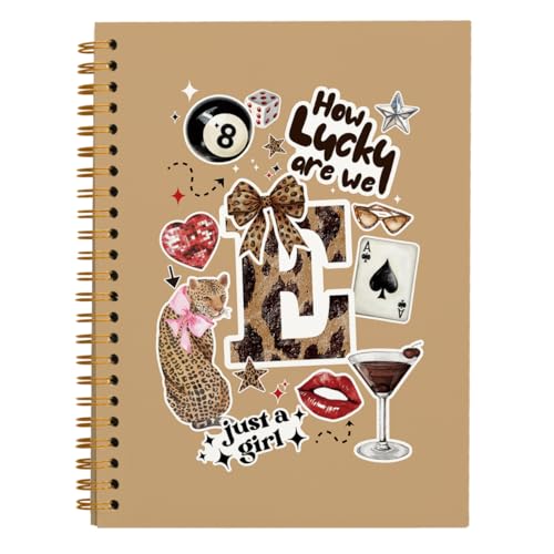 Carnet à initiale E et monogramme léopard : le cadeau personnalisé idéal pour femme