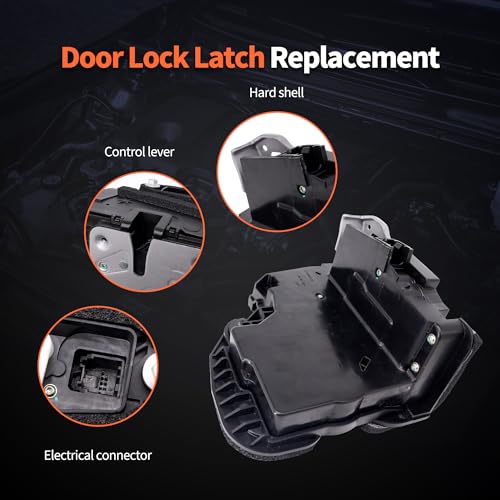 Image of HiSport 13516685 Door Latch Lock Actuator Front Right Passenger Side - Compatible with Buick Enclave Cadillac CT6 ESV XT5 XT6 XTS Chevy Cruze Impala Tahoe Traverse GMC Acadia Yukon XL 2013-2022