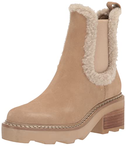 Calvin Klein Women's Anissa Ankle Boot, Beige, 7.5 #TOP27
