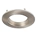 HALO RL 5 in. and 6 in. Satin Nickel Recessed Lighting Retrofit Replaceable Trim Ring