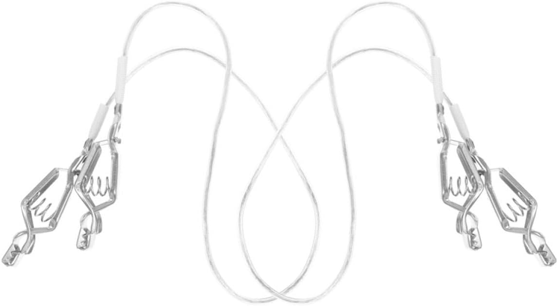 YARNOW 2pcs Fencing Head Line Clips and Foil Cable Connectors for Adult Training, Mask Cord Clamps Compatible with Fencing Foil and Sabre Equipment