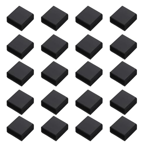 QUMIIRITY 20 Pcs USB Male Plug Protection Covers Silicone Dustproof Caps for USB Male Plugs, Protects from Dust and Extends Service Life, Suitable for Cameras and Card Readers, Black