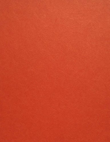 Tangy Orange Cardstock Paper - 8.5 X 11 Inch 100 Lb. Heavyweight Cover -25 Sheets From Cardstock Warehouse #TOP1