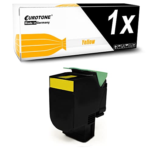Toner jaune compatible Lexmark CS510 cartouche 70C0X40 XXL