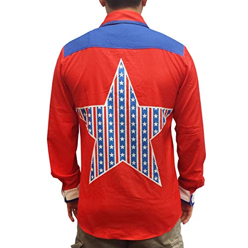 Camiseta de boliche Roy Munson, Vermelho, M