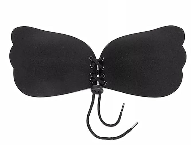yizika Invisible Sticky Bra for Women, Strapless Backless Adhesive Push Up Bra with Front Lace Closure, Reusable Silicone Stick-On Bra for Deep Neck Dresses, Wedding, Party 1pcs Multicolour-picture-18