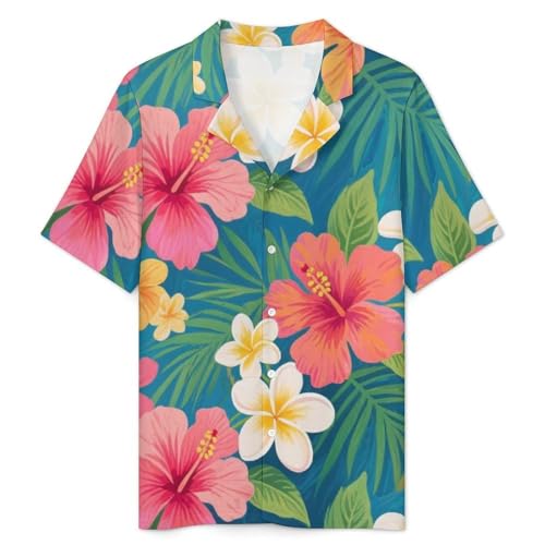 Women Girls Buttoned Pajamas, Short Sleeve Top with Pants3