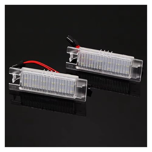 Lámpara matrícula LED para Opel解决Astra Corsa luz amarilla 4