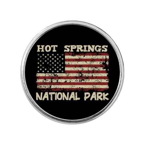 Hot Springs National Park Badges Pin for Mens Fashion Arkansas Backpack Brooches Badges Pins