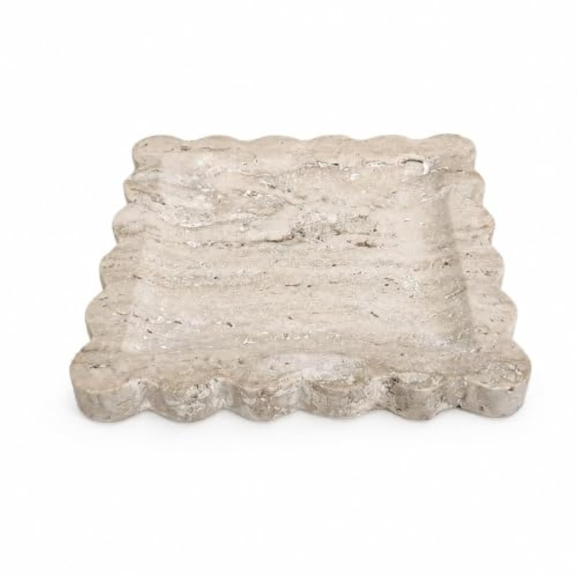 Stone Tray with Edge Decorative Tray