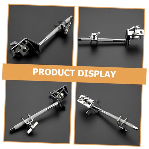 154mm Drum Cowbell Clamp Mount Clip Cowbell Extension Holder para Kit de Batería Accesorio resistente de Percusión miniatura 4