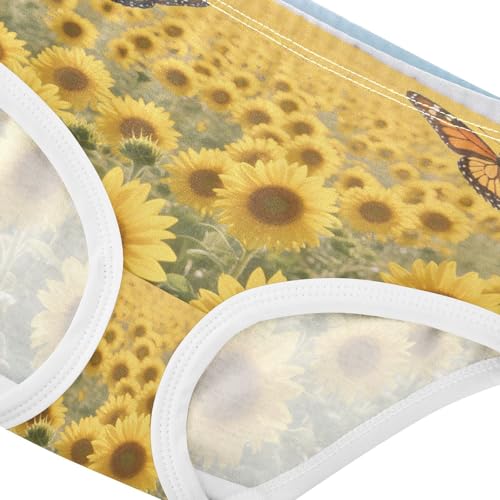 GuoChe Cotton Panties Underwear Breathable Material Comfort Underwear for Toddlers in Sizes 2T,3T, 4T, 5T, 6Y and 8Y4