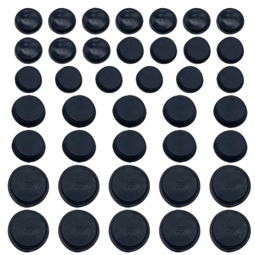 ccHuDE 40 Pcs Piggy Bank Plastic Stopper Cover Money Saving Box Plugs Piggy Bank Bottom Cap Piggy Bank Box Closure Plug Replacement Coin Bank Stopper