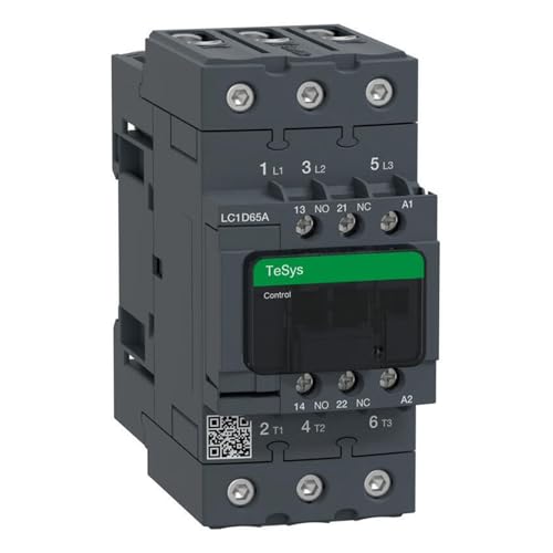 Contacteur tripolaire 65 A 48 V LC1D65AE7C Schneider pour moteur