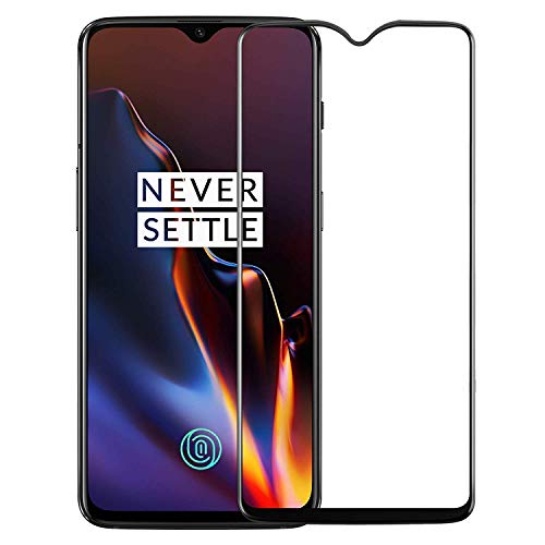 Image of VZZR? Premium Tempered Glass for One Plus 6T Screen Protector [11D] - Full HD, Shatterproof, Anti Scratch Screen Guard For OnePlus 6T (Black Edition)