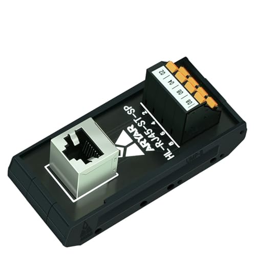 Evita fallos por vibración con este adaptador RJ45 vertical a bloque de terminales de resorte