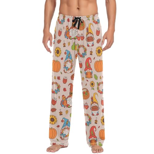vvfelixl Mens Pajama Pants Fishes Men's Pajama Bottoms Sleep Lounge Pj Pants for Men With Drawstring Pockets S