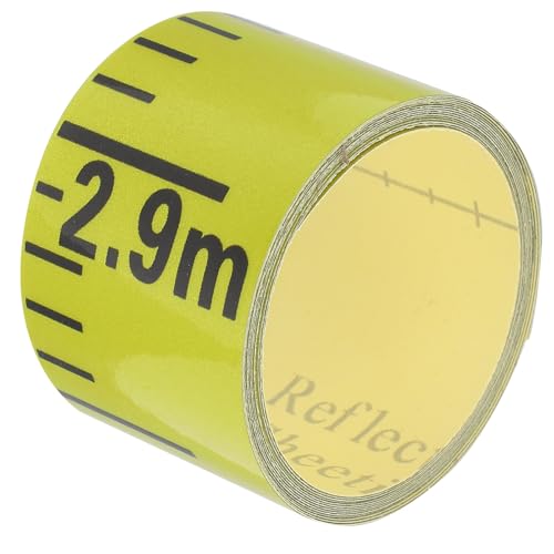 SUPVOX Pegatina Autoadhesiva Medidor de Nivel de Agua Amarilla 5cm X 3m Indicador de Nivel del Agua para Piscinas y Medición Precisa en Construcción