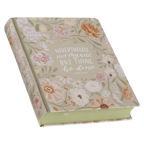Image of KJV Note-taking Bible, Large Print Special Edition, Journal Space, Reading Plan, Maps, Concordance, King James Version Holy Bible, Amelia Sage Floral, 10.8 pt. (KJV Note-taking Loveall Edition)