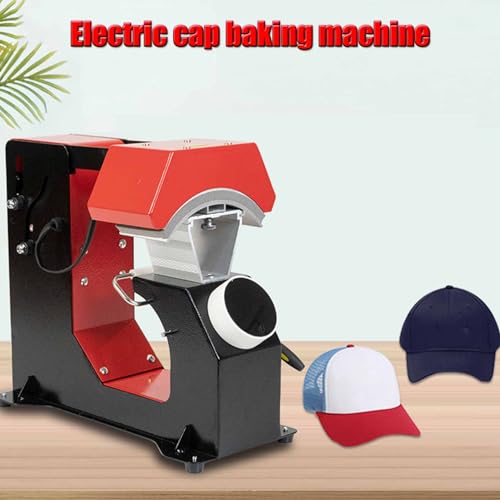Machine de presse à chaud pour casquettes avec 3 plateaux interchangeables et capuchons