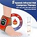 2 Stück Fußmassagegerät, 3-In-1 Fussmassagegerät, Foot Massager, Massagegerät Füße Fußmassage, FussmassagegeräT Elektrisch mit 3 Modi und 5 Wärmeeinstellungen, für Knöchel, Ferse, Sohle, Fußgewölbe