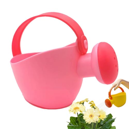 Genérico - Regadera pequeña para niños, Juguete de regadera para jardín y playa, Herramienta de riego para plantas de interior y exterior, Fácil de usar, Resistente, Rosa