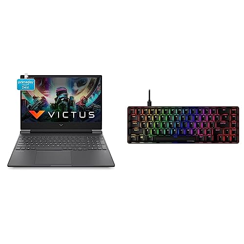 Image of HP Victus Gaming 12th Gen Intel Core i7 12650H 15.6 inch(39.6 cm) FHD Gaming Laptop & Alloy Origins 65 Aqua Switch