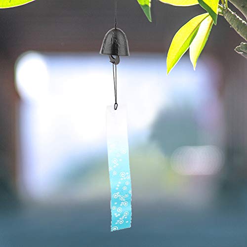 Aunmas Cast Iron Windchimes, Hollow Wind Chime Japanese Furin Style Nambu Cast Iron Bronze Beautiful Sound Windbell Bless Temple Wind Bell For Garden Patio Balcony Decoration #TOP7