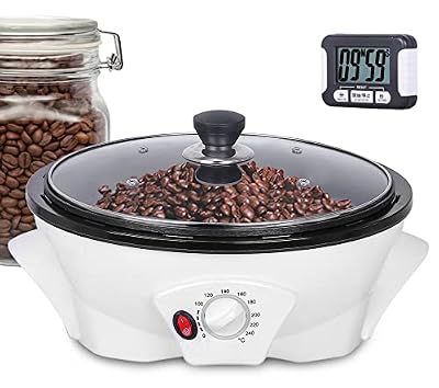 JIAWANSHUN Electric Coffee Bean Roaster Machine for Home Use,1.1lb Capacity