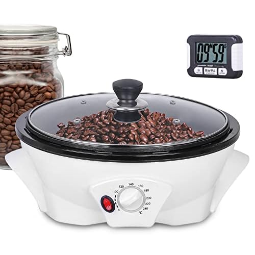 JIAWANSHUN Electric Coffee Bean Roaster Machine for Home Use,1.1lb Capacity