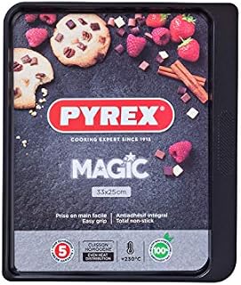 Pyrex MG33BV6 Magic Baking Tray, Black, 33 Centimeter