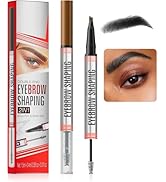 Crayon à sourcils à double extrémité – Crayon liquide modelant pour sourcils, crème pour...