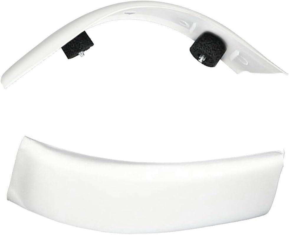 Pair Upgraded Roof Molding Trim,Left & Right Side Cab Corner Cover Compatible for Ford Super Duty F-250 F-350 F-450 F-550 1999 2000 2001 2002 2003 2004 2005 2006 2007 White Black Replace (White)