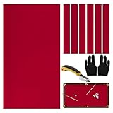 STRONGBERRY Pre-Cut Pool Table Felt Replacement Kit - 8ft...