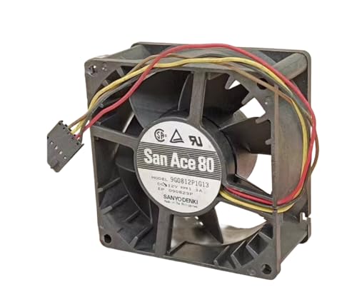 9G0812P1G13 12V 1.1A 8038 wentylator chłodzący, 80 x 80 x 38 mm, 4-drutowy