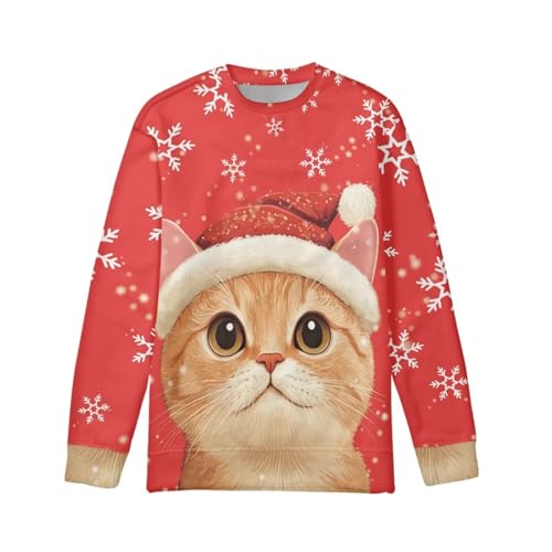 Kids Fall Crewneck Sweatshirt Casual Long Sleeve Pullover Tops