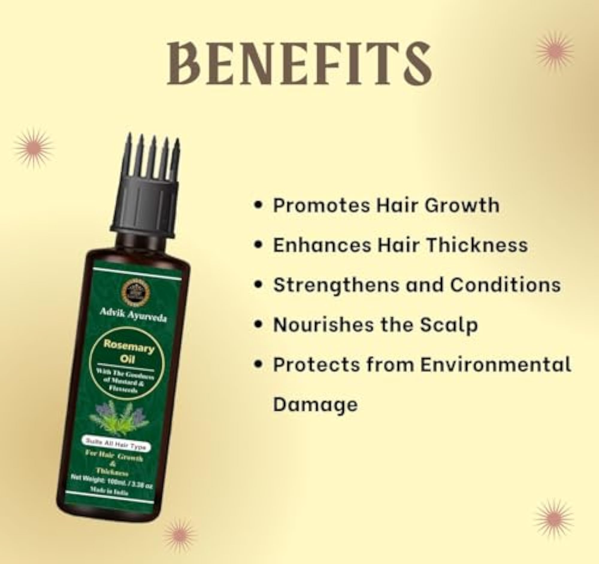 Anti-Dandruff Rosemary Oil for Hair Growth