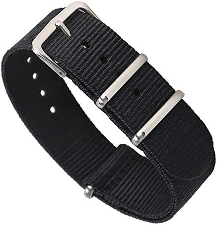 OWNITOW Nylon Watch Bands, Canvas Fabric Ballistic Nylon Watch Straps - Widths 16mm 18mm 20mm or 22mm 24mm - 5
