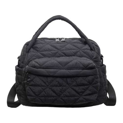 Sac à bandoulière pour femme avec plusieurs poches en tissu doux