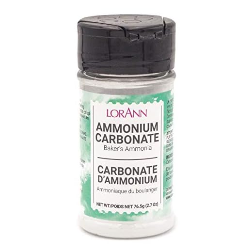 LorAnn Baker's Ammonia ( Ammonium Carbonate) 2.7 ounce Shaker Jar