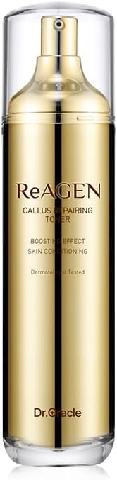 Tônico facial DR.ORACLE Reagen Edelweiss Callus com extratos vegetais, 120 mL