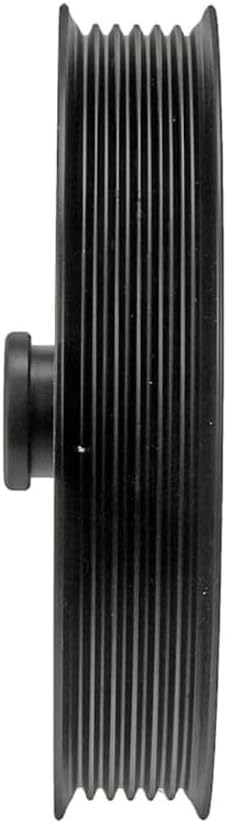 KarParts360 For Buick Rendezvous 2006 2007 Power Steering Pump Pulley | Steel | Serpentine Belt Type | Black Color | Press-Fit Mount Type | 5 Groove | Replacement For 12593693