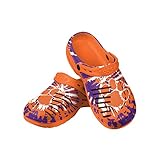 FOCO Clemson Tigers NCAA Mens Tie-Dye Clog With Strap - M