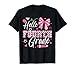 Back to School Hello Fourth Grade Coquette Bow Girl T-Shirt