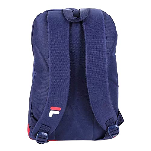 Mochila Old School, FILA, Unisex, Marinho/Vermelho