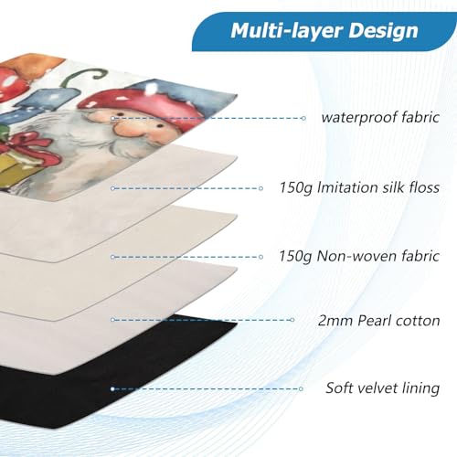 Funda para portátil 13-14 pulgadas impermeable con diseño de duendes miniatura 4