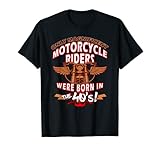 Funny Slogan Birthday Motorcycle Born In The Forties 40s T-Shirt